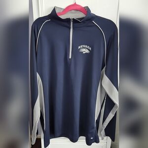 Colosseum Nevada Wolf Pack Navy Pullover Size XL